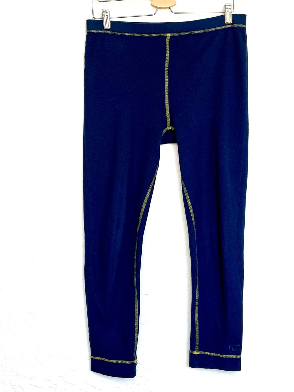 REI Co-Op Youth Kids Size XL (18) Blue Fleece Leggings Base Layer Bottoms